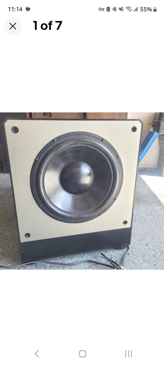Extremely Rare Paradigm PW 2200 12 inch Subwoofer Fully Functional!!