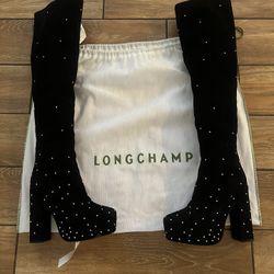 Longchamp Over The Knee High Heel Boots