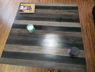 Solid wood coffee table