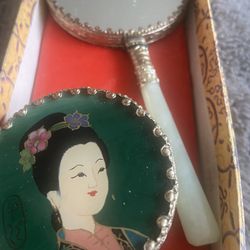 Asian Mirror And Box 