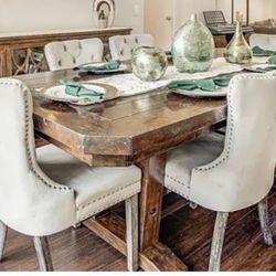 Dining table with the chair