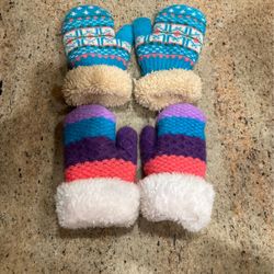 Girls Winter Mittens