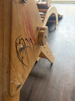 Wooden Triangle Climbing Gym