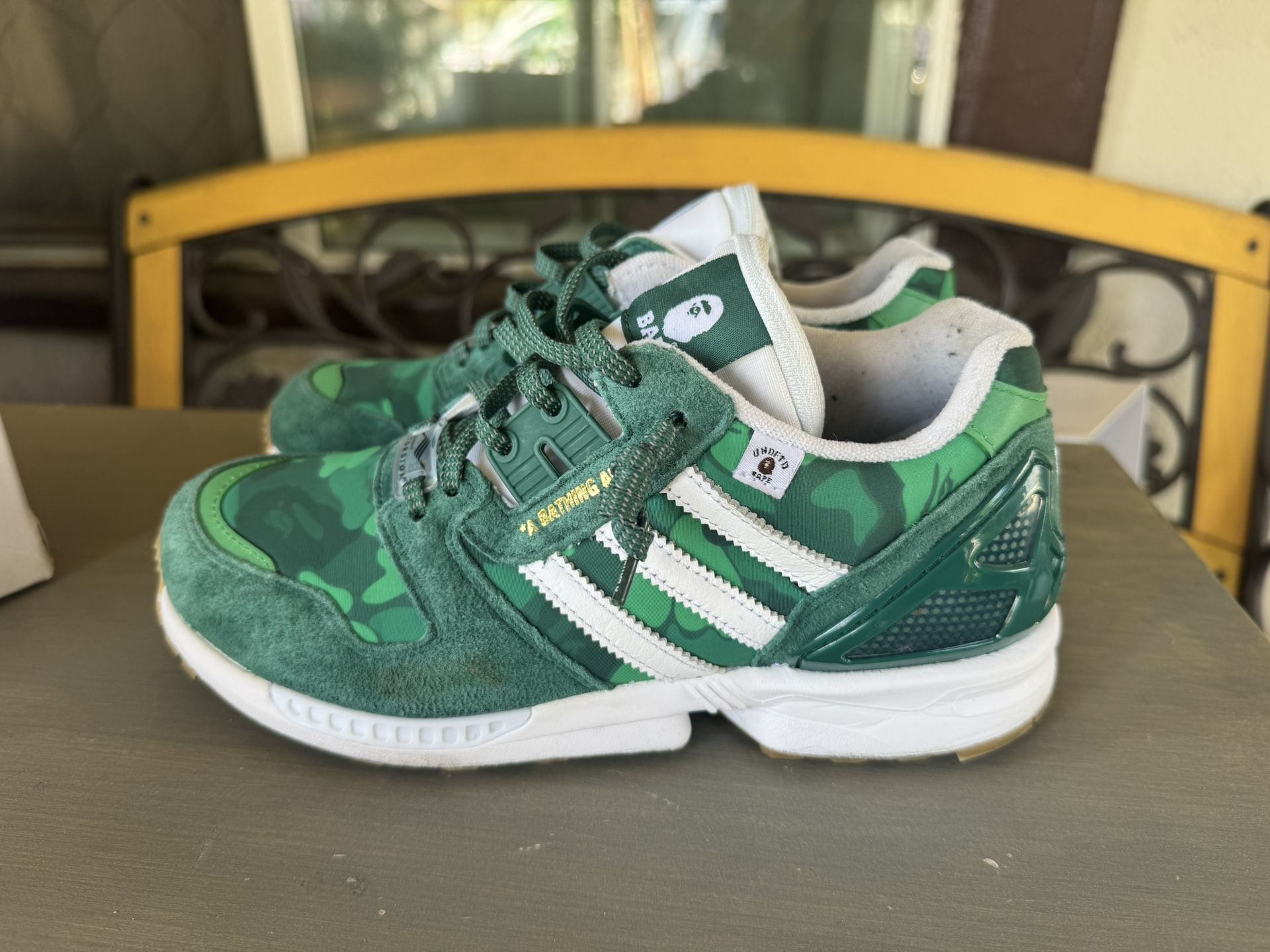 BAPE X UNDEFEATED X ADIDAS ZX 8000