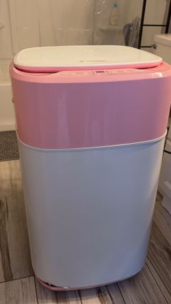 Costway Portable Washing Machine – Pink & White