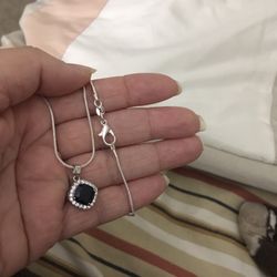 925 Sterling Silver Pendant Necklace 