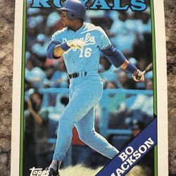 1988 Topps - Bo Jackson #750 Error Card