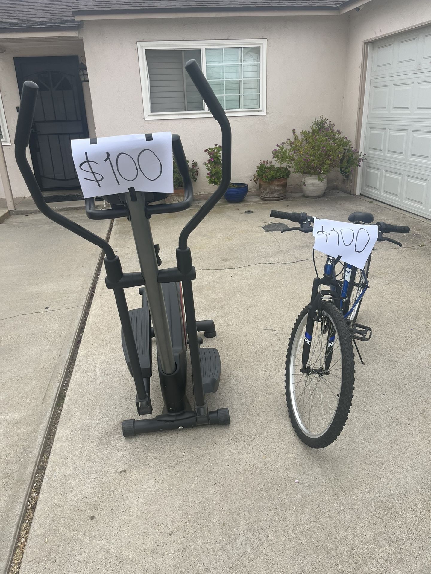 Elliptical/ Huffy Bike