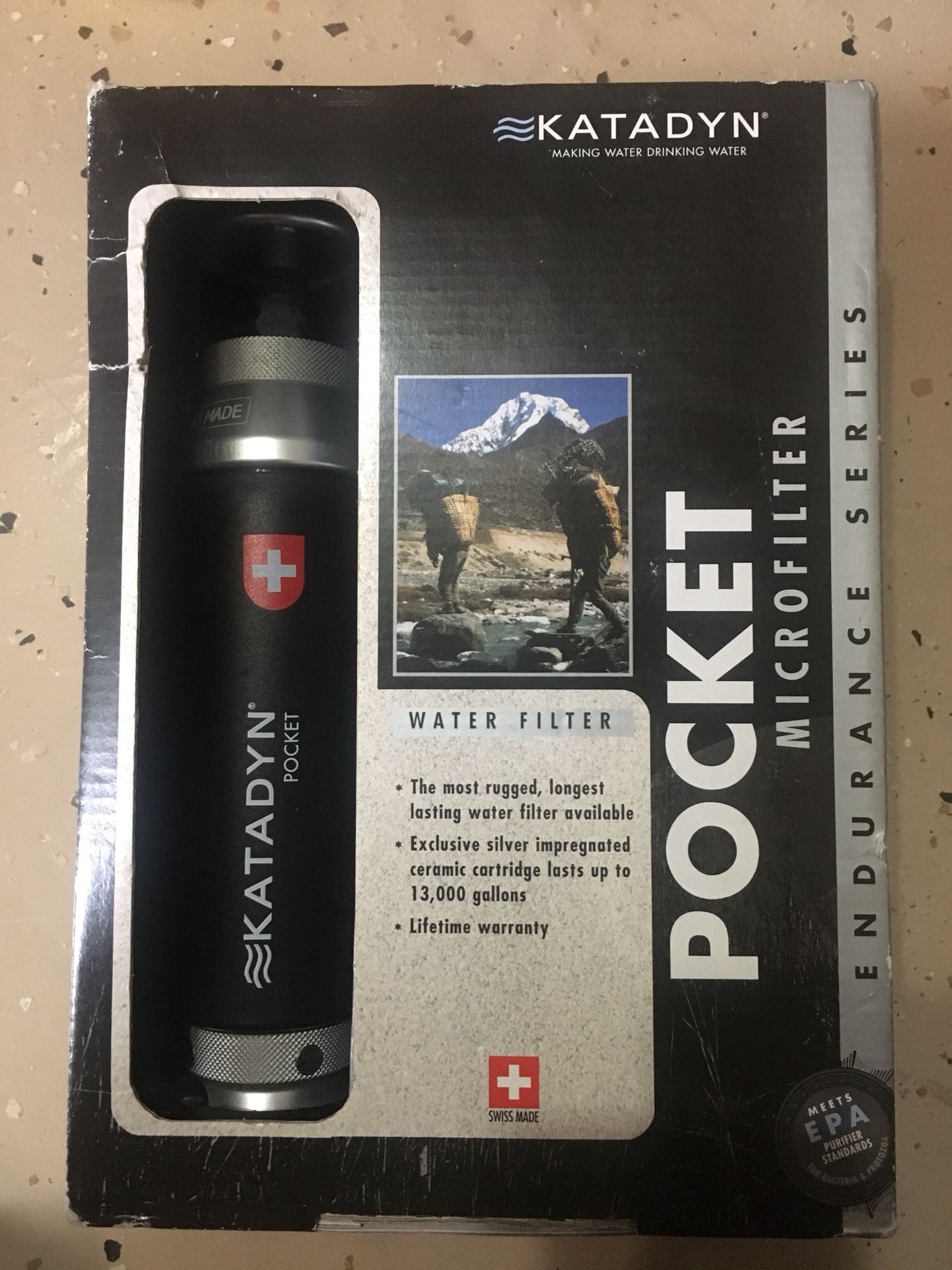 Katadyn pocket water filter