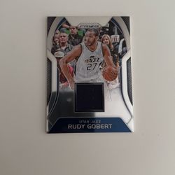 PANINI PRIZM NBA 2017-18 Rudy Gobert Jersey Swatch # SW-RG