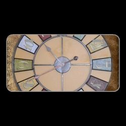 License Plate Novelty Car Front Collage Vintage Old Clock Antique