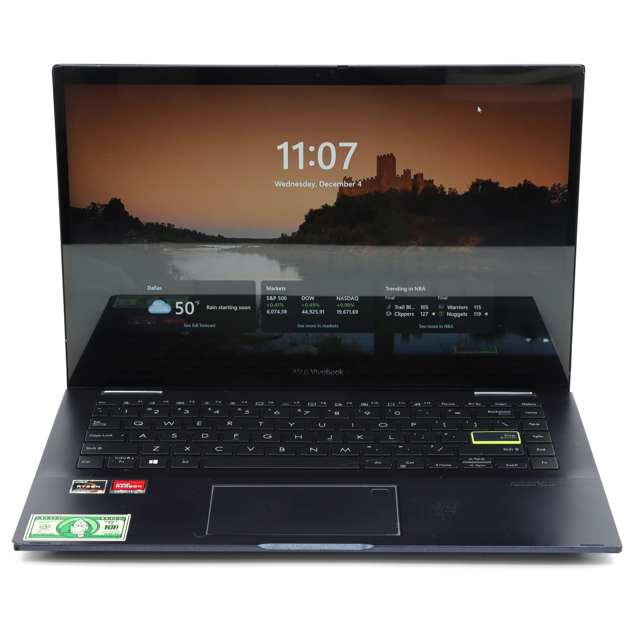 ASUS VIVOBOOK TM420U LAPTOP 14 INCH FHD TOUCH RYZEN 5 5500U 12GB 256GB SSD