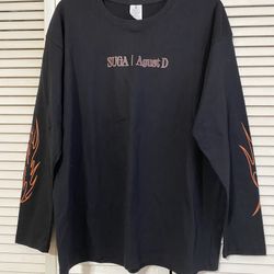 BTS Suga Agust D long sleeve T-shirt Tour  Unisex. K-pop 