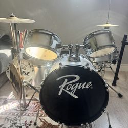Rogue Drum Black Junior 5 Pieces Set