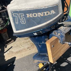 Honda 75 Outboard Engine