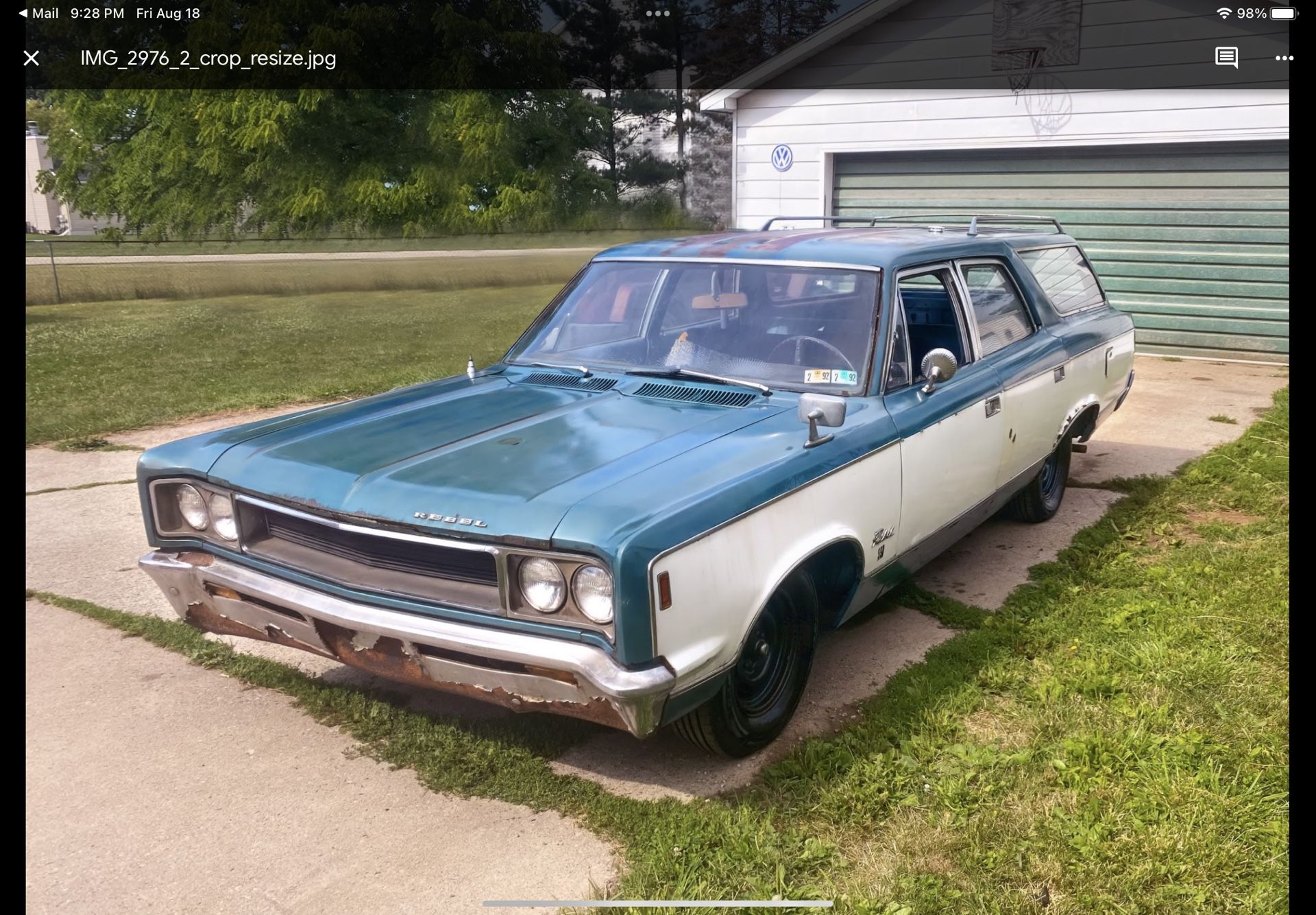 1968 AMC Rebel 550 Cross Country Wagon