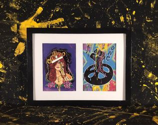 Signed Framed Art Prints 8.5x11 – Original Artwork – Ready to Display