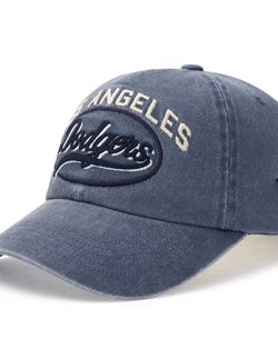 MLB Varsity Vintage Culsive Stitch Unstructured Ball Cap LA Dodgers