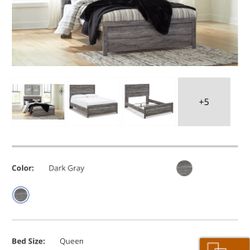 Queen Bed Frame + Box Spring