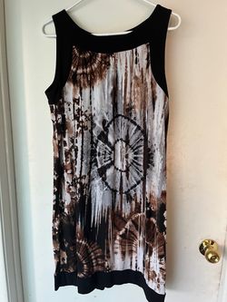 Tie-Dye Sleeveless Mini Dress size 14