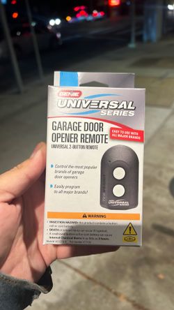 Genie universal garage remote