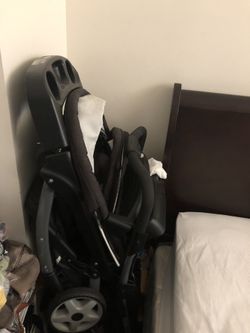 Double baby stroller