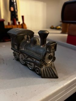 Metal Train Piggy Bank