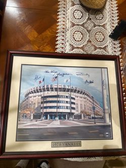 1978 Yankee Stadium sign frame