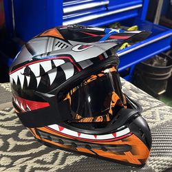 Large Dirtbike Helmet 