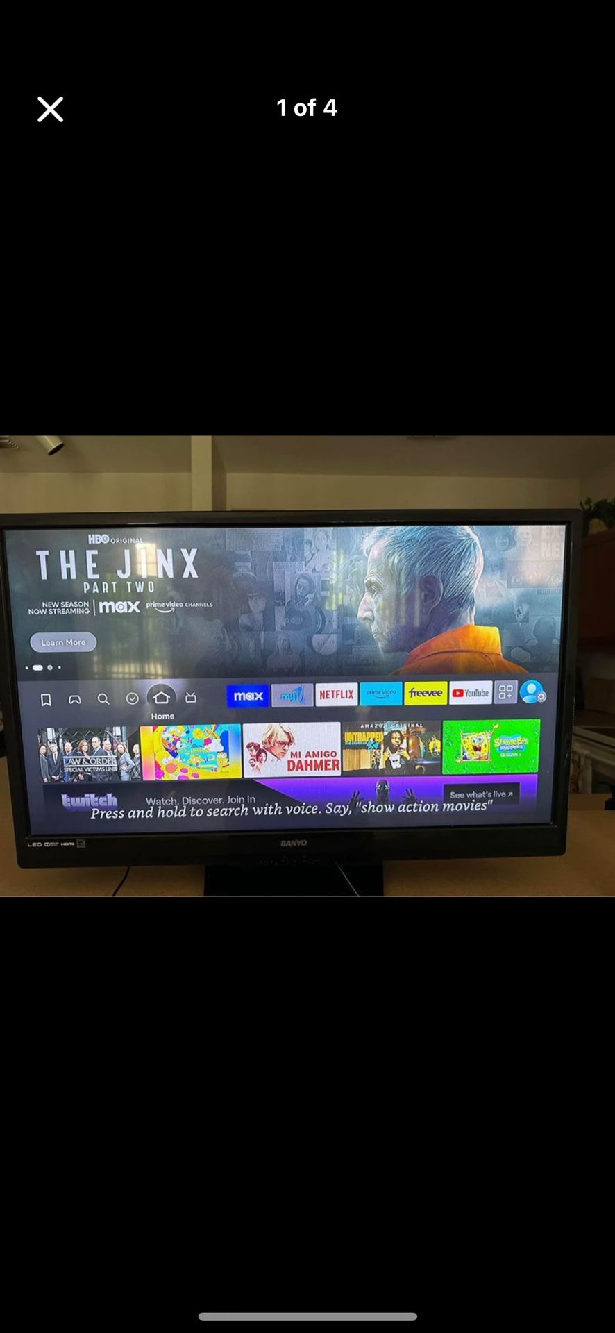 SANYO 32 in LED TV