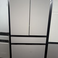 Samsung Bespoke Refrigerator With Matte Gray Glass 👻
