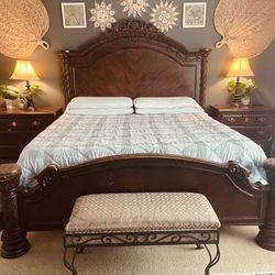 Ashley North Shore King Size Bed