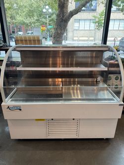 Refrigerator, open air display case, Avantco