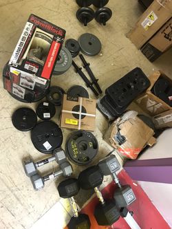 All Brand New! Weights, Dumbbells Sets, and More