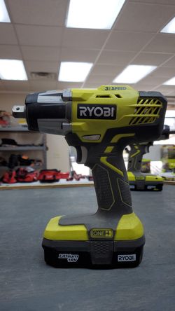 Ryobi 1/2" impact with battery and charger 90$!!!