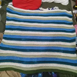 Crocheted Throw Blanket