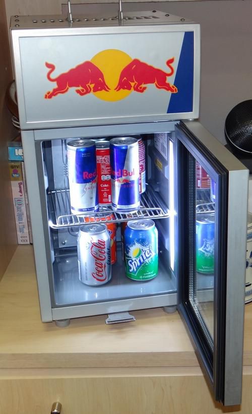 Redbull mini fridge