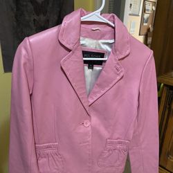 Pink wilsons leather, leather jacket 