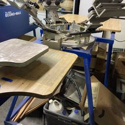 Hopkins 4 Color Convertible Screen printer