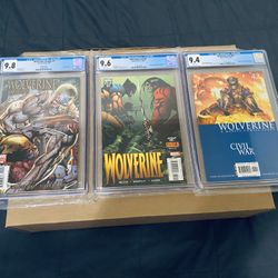 Wolverine CGC High-Grade Comic Lot comes from pet free smoke free environment adult owned purchase for collecting. Please read Description For Info .