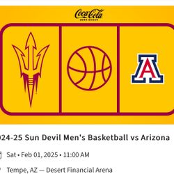 ASU VS ARIZONA BASKETBALL 2/1/2025