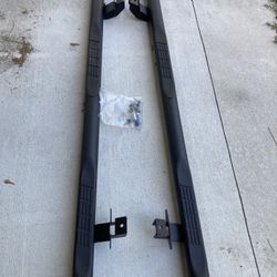 3- Inch Side Step Bars - Black