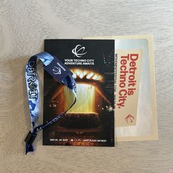 3-day GA Movement Fest Detroit Wristband