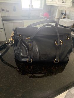 Dooney & Bourke Black Leather Satchel