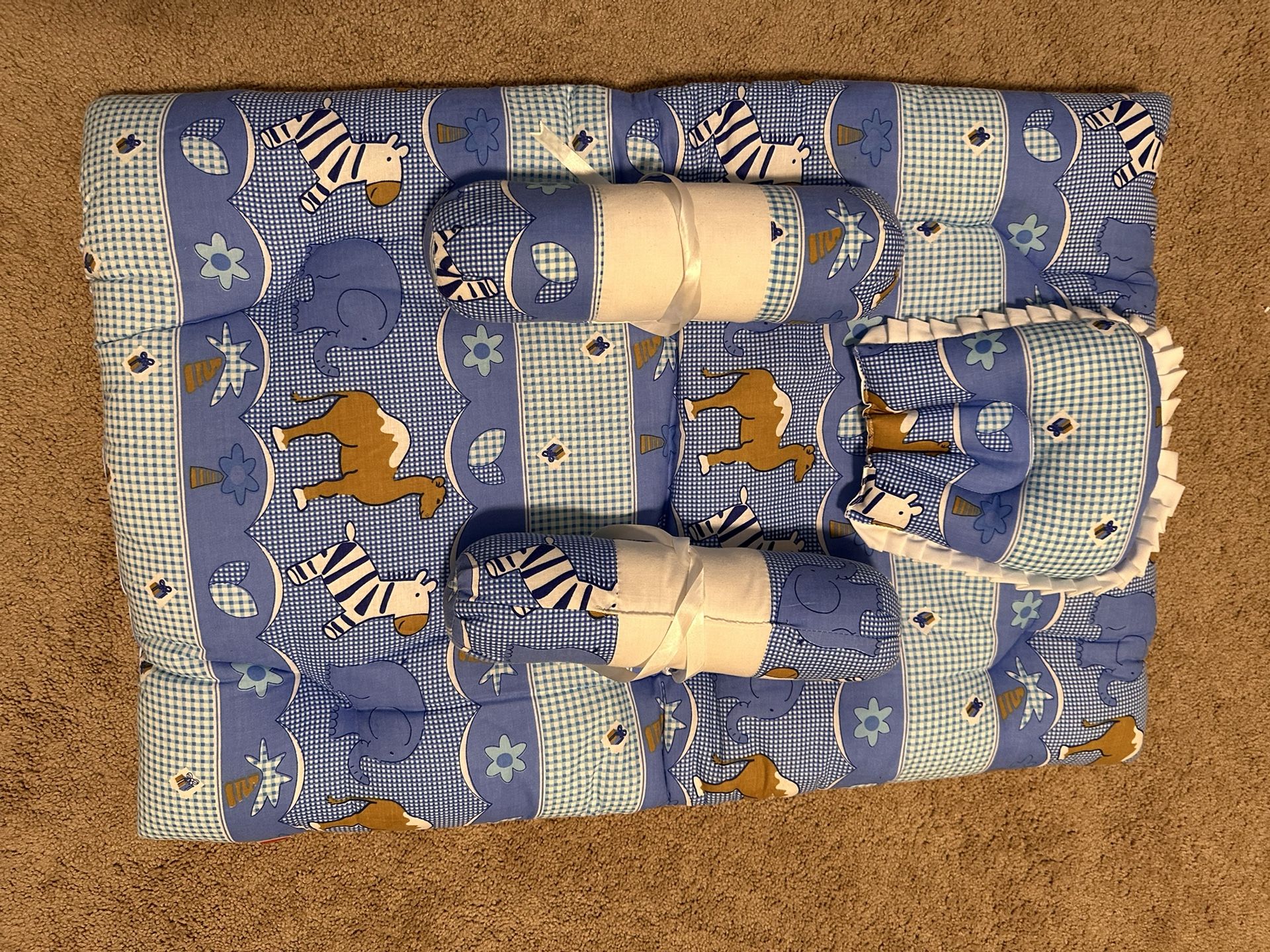 New- 4 Pc Baby Mattress / Pillow Set