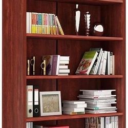 Collection 5-Shelf Wood Bookcase (New In Box)