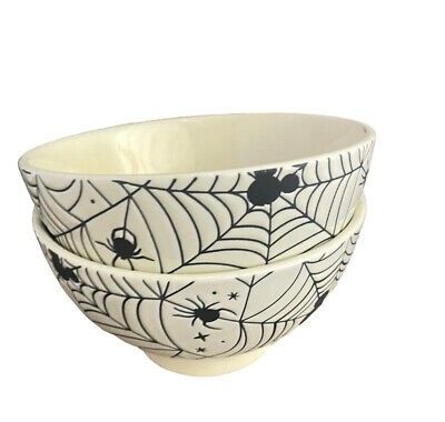 Disney Mickey Mouse Halloween Spooky Spider Web Bowls Price Is For 2