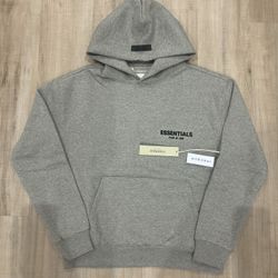 Dark Oatmeal Essentials Hoodie Size Small