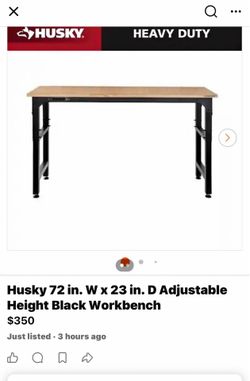 Husky folding workbench