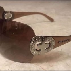 Bvlgari Bulgari 6007-b Brown Sunglasses Swarovski Crystals
